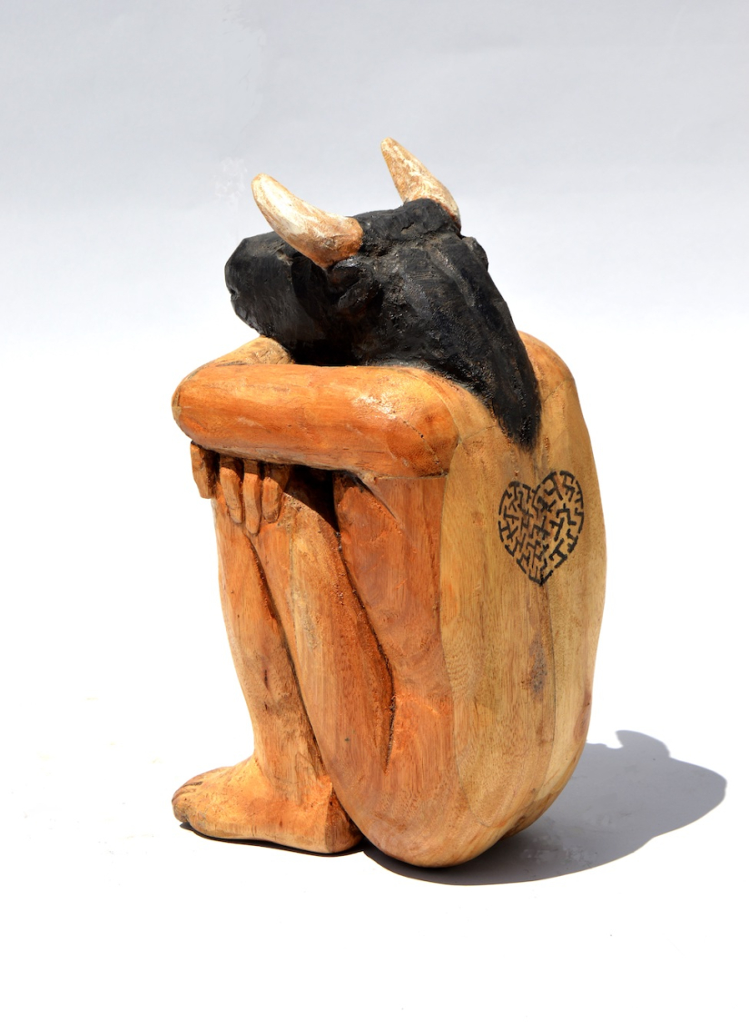 Minotauro en su laberinto